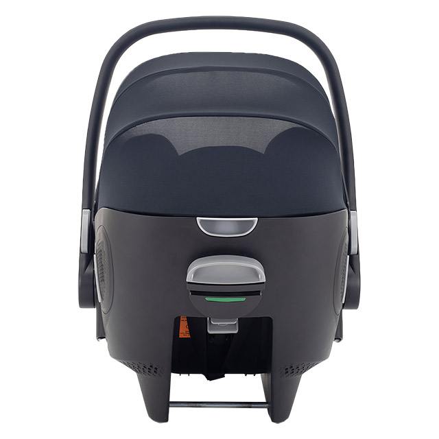 旅行用の黒いポータブル幼児用カーシート